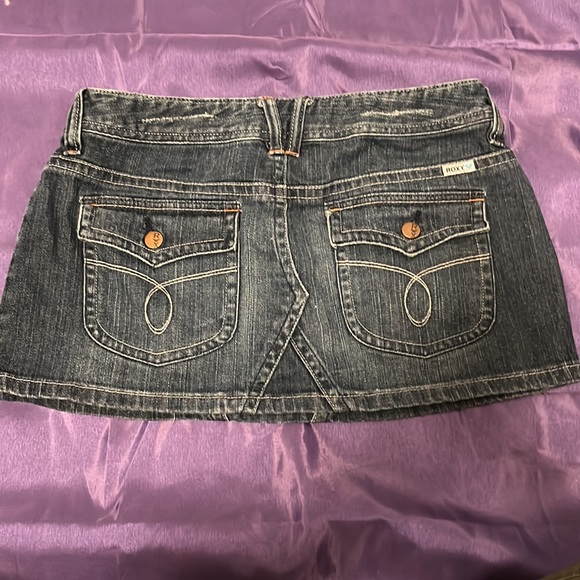 Roxy Denim Skirt Size 9 - Picture 2 of 5